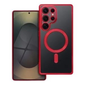 Coque CRYSTAL EDGE MAG Samsung Galaxy S25 Ultra (S938) rouge