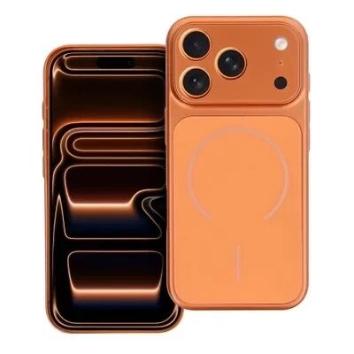 Coque LUXE TEXTURE MAG iPhone 17 Pro Max / iPhone 18 Pro Max orange
