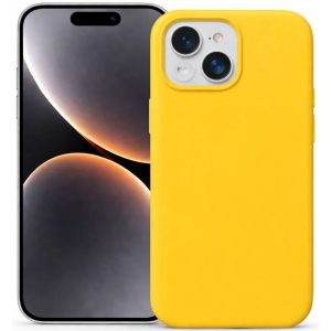 Coque PURE COLOR Pro iPhone 15 Plus jaune