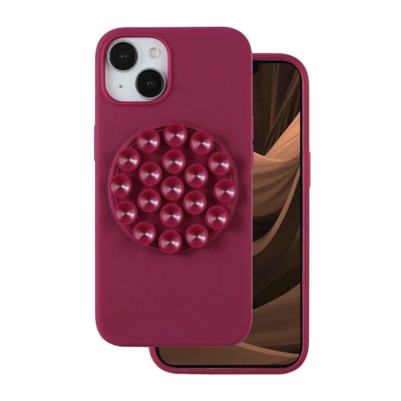 Coque STICK GRIP iPhone 14 - iPhone 13 bordeaux
