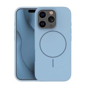Coque THIN TOUCH MAG iPhone 15 bleu ciel
