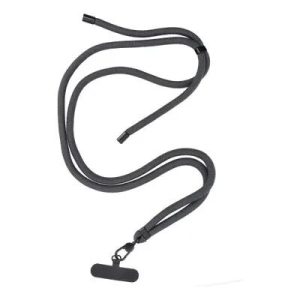 Cordon universel 8mm en nylon 165 cm (boucle poignet 82,5 cm) gris