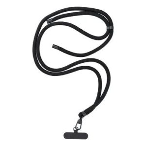 Cordon universel 8mm en nylon 165 cm (boucle poignet 82,5 cm) noir