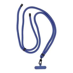Cordon universel 8mm en nylon 165 cm (boucle poignet 82,5 cm) bleu