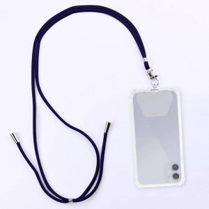 Cordon universel en nylon 150 cm bleu marine