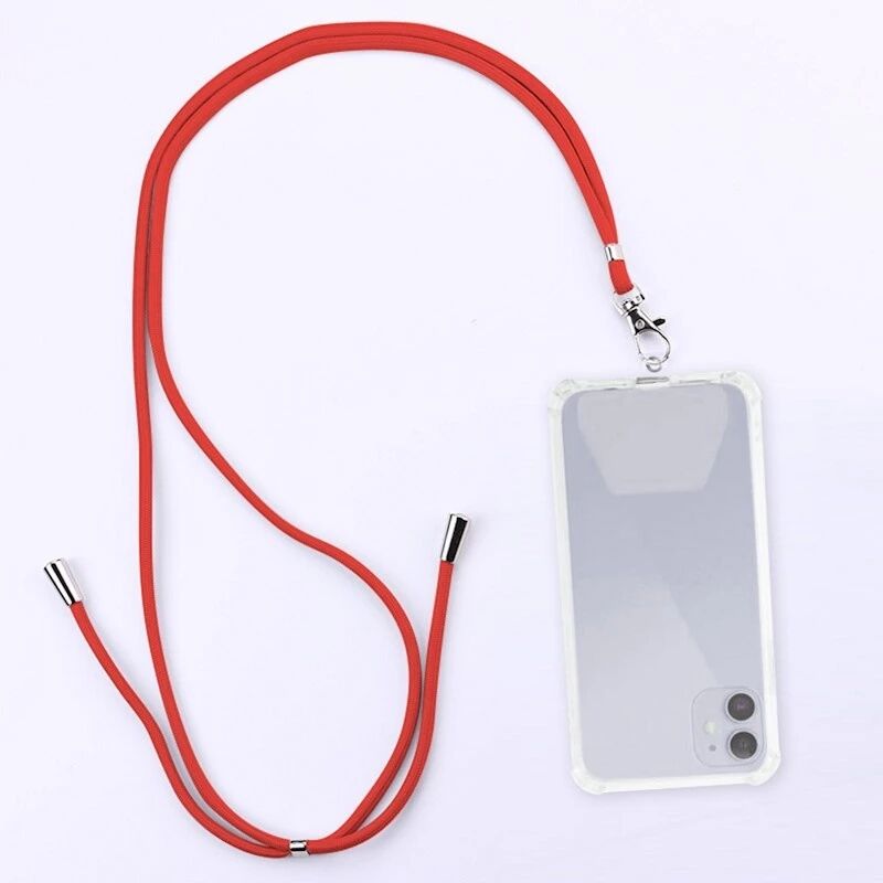 Cordon universel en nylon 150 cm rouge