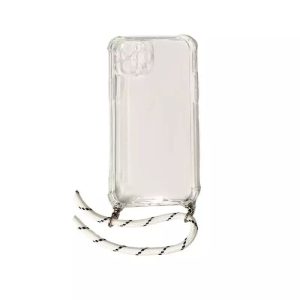 Coque CORDON iPhone 11 Pro blanc transparent