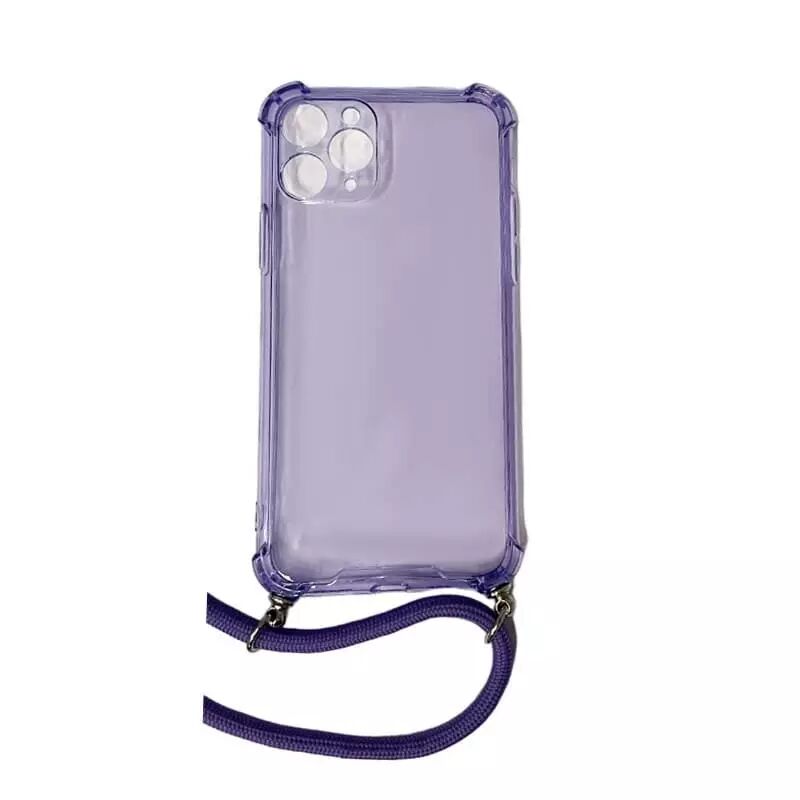 Coque CORDON iPhone 11 Pro violet transparent