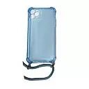 Coque CORDON iPhone 11 Pro Max bleu transparent