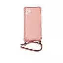 Coque CORDON iPhone 11 Pro Max rose transparent