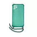 Coque CORDON iPhone 12/12 Pro vert transparent