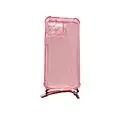 Coque CORDON iPhone 13 Pro Max rose transparent