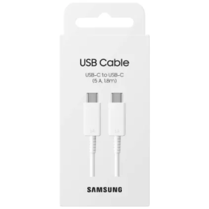Cable Usb-C/Type C vers Usb-C/Type C ORIGINAL Samsung EP-DX510JWEGWW blanc