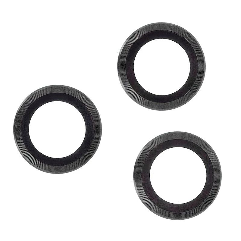 Protection de lentille camera pour iPhone 17 Air avec cadre noir